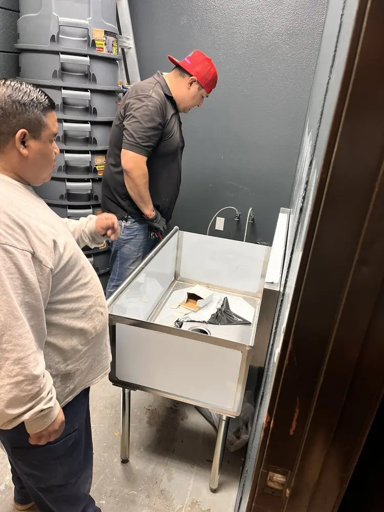Commercial plumbing and sink installation in Fairview Corners